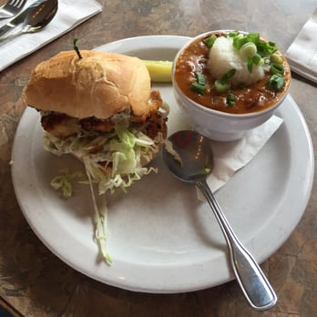 Tenth West - 1/2 shrimp Po boy and cup of gumbo - Breakfast & Brunch Near Me - Seattle, Washington Tenth West - 1/2 shrimp Po boy and cup of gumbo - Breakfast & Brunch Near Me - Seattle, Washington