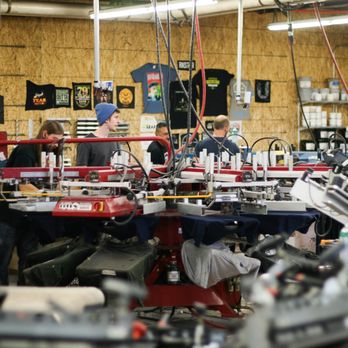 Interform - Our Screen Printing Team hard at work. - Printing Services Near Me - Centerville, Utah