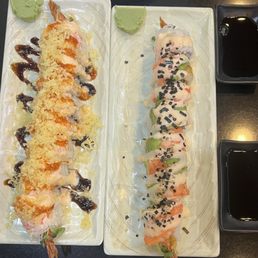 King Kong & The Tiger Roll ! Super yummy ! Also tried the rainbow roll and you can't go wrong ! Will come again ! King Kong & The Tiger Roll ! Super yummy ! Also tried the rainbow roll and you can't go wrong ! Will come again !