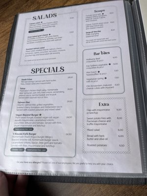 Menu photo 2 't Nieuwe Kafé Amsterdam, NH