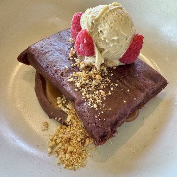 Elemi - They called it a chocolate tamale.  It was a very light brownie with chocolate fudge sauce inside.  Very good. - Mexican Near Me - Horizon City, Texas