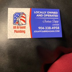 All Around Plumbing - Business card