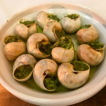 La Gare - A dozen snails, or escargots. - French Near Me - Prague, Puerto Rico