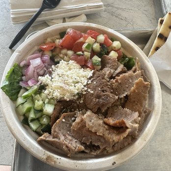The Simple Greek - Traditional Gyro Bowl- meat really is that good at all - Mediterranean Near Me - Wilmington, Delaware The Simple Greek - Traditional Gyro Bowl- meat really is that good at all - Mediterranean Near Me - Wilmington, Delaware