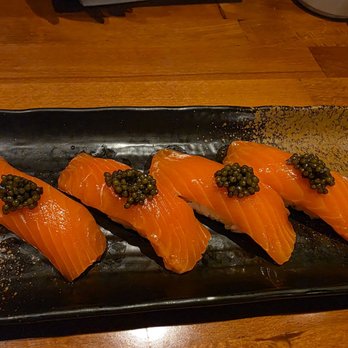 Zen Toro Restaurant - King salmon nigiri with caviar - Sushi Bars Near Me - Sherman Oaks, California Zen Toro Restaurant - King salmon nigiri with caviar - Sushi Bars Near Me - Sherman Oaks, California