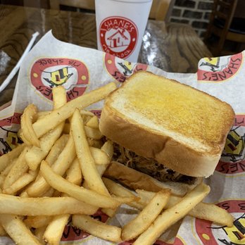 Shane's Rib Shack - Big Dad with fries - Barbeque Near Me - Brunswick, Georgia Shane's Rib Shack - Big Dad with fries - Barbeque Near Me - Brunswick, Georgia