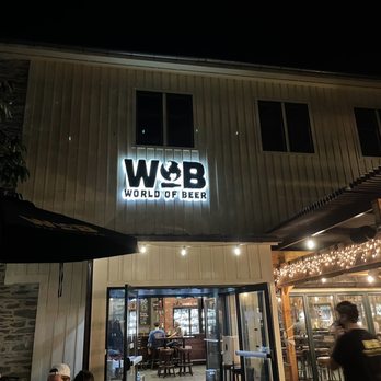 World of Beer - outside of restaurant at night - Pubs Near Me - Exton, Pennsylvania World of Beer - outside of restaurant at night - Pubs Near Me - Exton, Pennsylvania