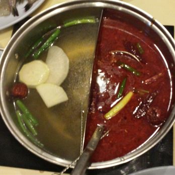Hot Spot - The split soups family style - shabu shabu soup & spicy soup - Asian Fusion Near Me - Fairfax, Virginia