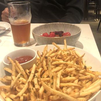Decadence - Skinny Fries, Beet and Burata Salad - New American Near Me - Hermosa Beach, California
