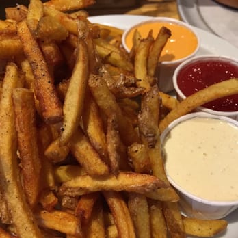 When Pigs Fly Pizzeria - Snack Frites. Horseradish sauce, ketchup and spicy mayo. All terrific for dipping - Pizza Near Me - Kittery, Maine When Pigs Fly Pizzeria - Snack Frites. Horseradish sauce, ketchup and spicy mayo. All terrific for dipping - Pizza Near Me - Kittery, Maine
