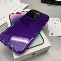 UScellular & T-Mobile Authorized Retailer - The phones purple even behind the case!
