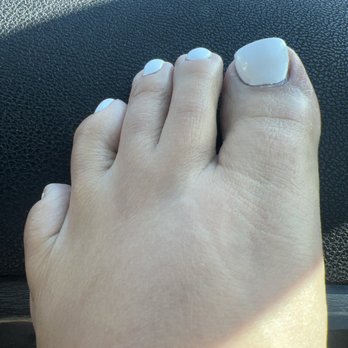 Miyu Nails and Spa - My acrylic big toe looking very "square" - Nail Salons Near Me - Litchfield Park, Arizona