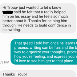 Ivy Guide Tutoring - Happy parents!