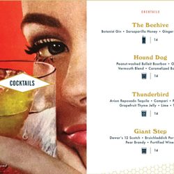 The Beehive - Cocktail Menu