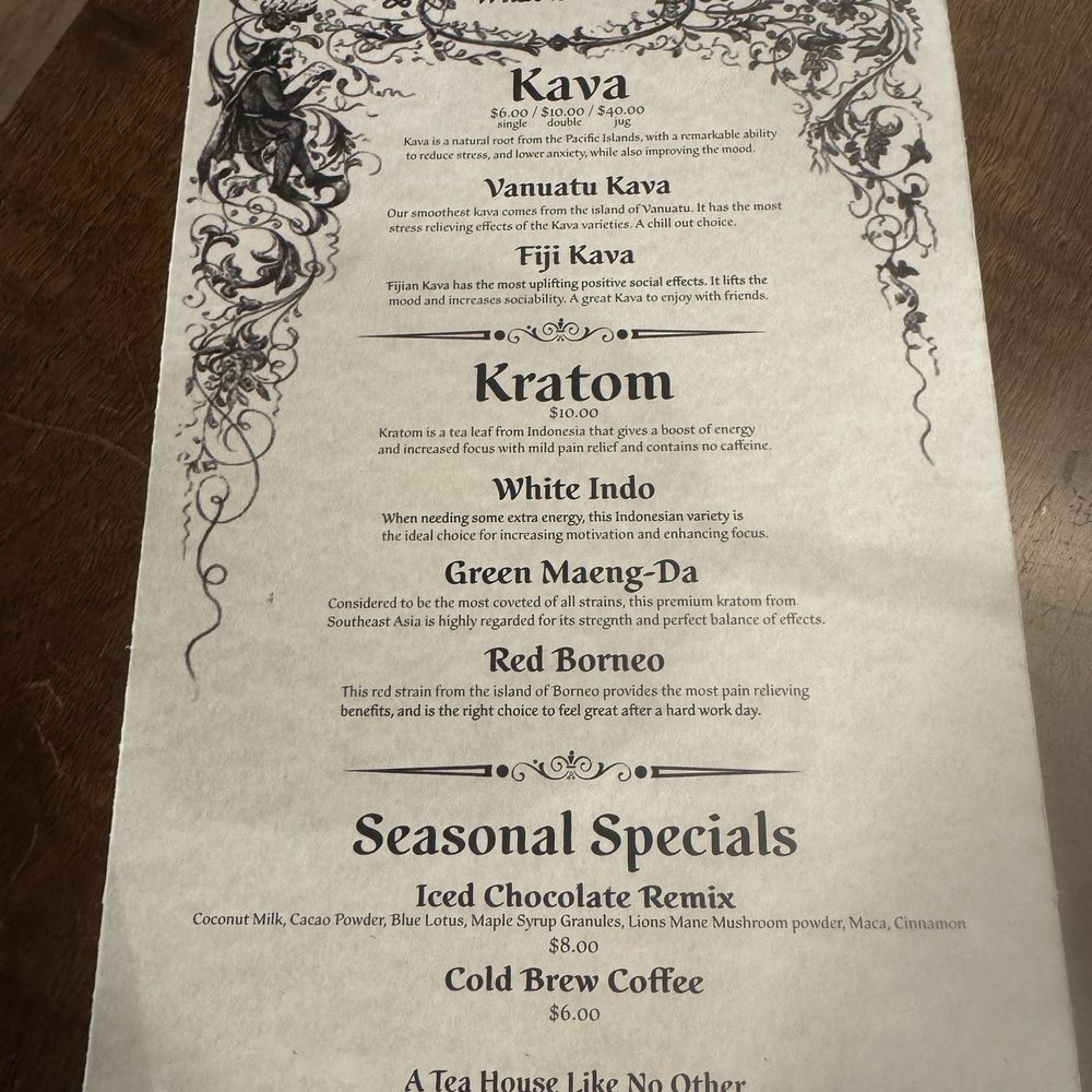 Magikava - Partial Menu - Tea Rooms Near Me - New Hope, Pennsylvania Magikava - Partial Menu - Tea Rooms Near Me - New Hope, Pennsylvania