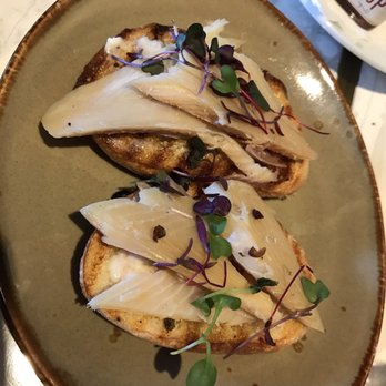 L'Ermitage - Smoked trout crostini - French Near Me - Beverly Hills, California L'Ermitage - Smoked trout crostini - French Near Me - Beverly Hills, California