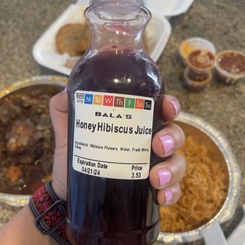 Bala's Bistro - HOUSE HONEY HIBISCUS JUICE - African Near Me - Memphis, Tennessee