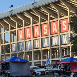 Memorial Stadium University Of Kansas - Be loud. Wear blue. Rock Chalk!