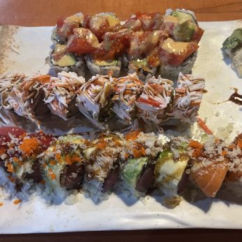 Arashi Sushi & Hibachi - Top down: tuna party, snowy hills, ??? - Japanese Near Me - Crestview, Florida