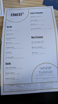 Menu photo 6 Ernest San Francisco, CA Menu photo 6 Ernest San Francisco, CA