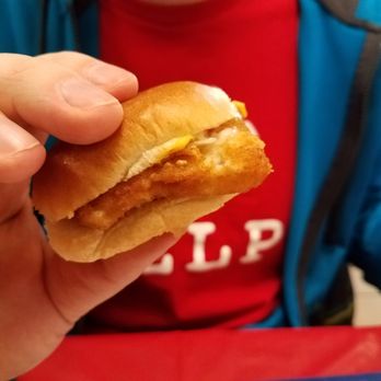 White Castle - Fish slider - Fast Food Near Me - Aurora, Illinois