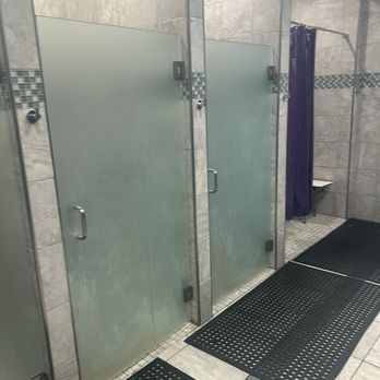 Planet Fitness - Doors I like -- tiles should be the same as 2" squares throughout-- sloped to several drains . - Gyms Near Me - Miramar, Florida