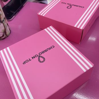 Churro On Top - Cute boxes! - Desserts Near Me - Richardson, Texas
