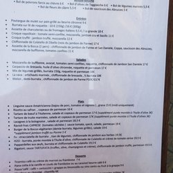 Bocca à Bocca - Menu 6-14-23