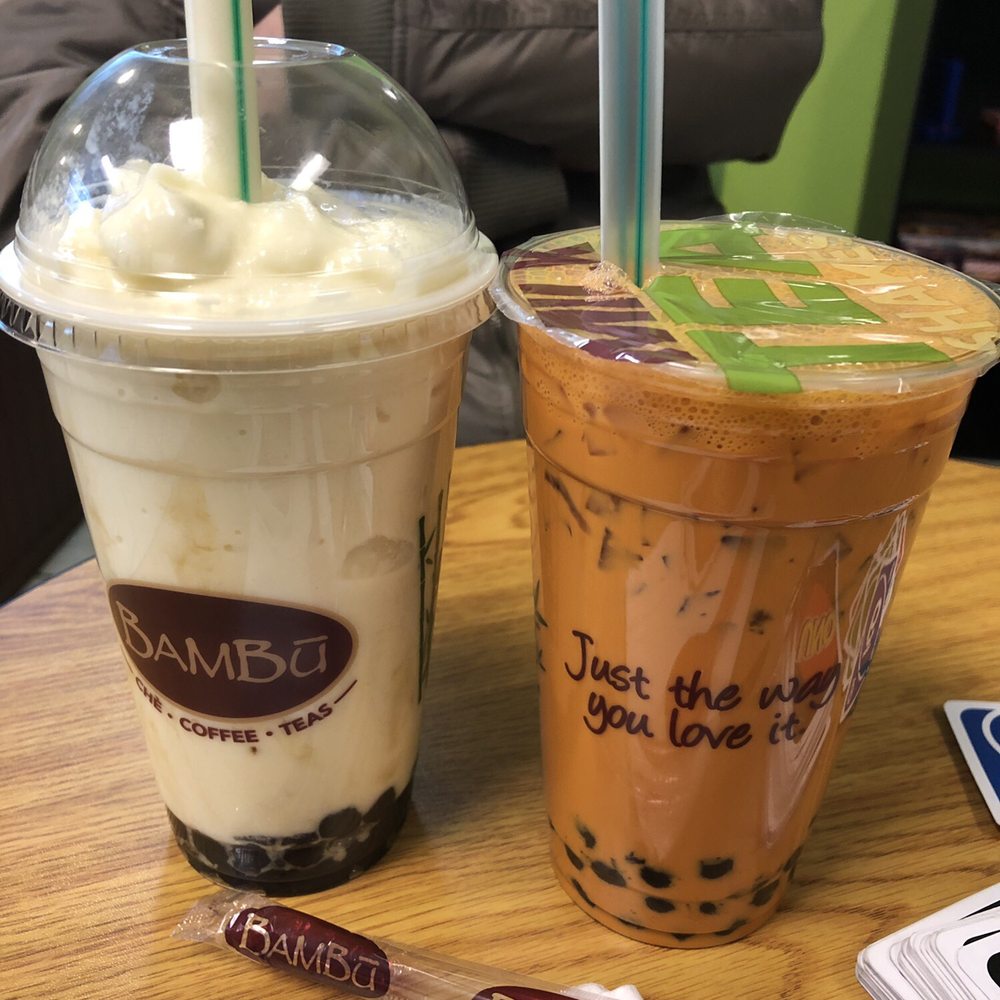 BAMBU - Durian smoothie with bubble & Thai tea with bubbles - Bubble Tea Near Me - Edmonds, Washington BAMBU - Durian smoothie with bubble & Thai tea with bubbles - Bubble Tea Near Me - Edmonds, Washington