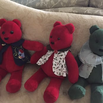 Sheri's Tailoring - Sweet memories teddy bears-- made from loved ones clothes--coats--etc - Sewing & Alterations Near Me Sheri's Tailoring - Sweet memories teddy bears-- made from loved ones clothes--coats--etc - Sewing & Alterations Near Me