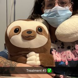 New Pathways Clinic - Me and my sloth plushie