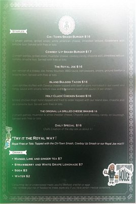 Menu photo 2 Royal Inheritance Las Vegas, NV