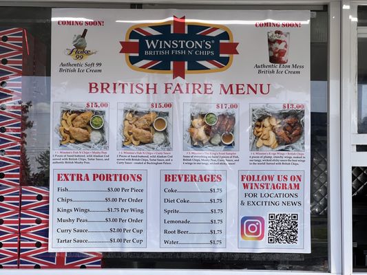 Menu photo 2 Winston's British Fish N Chips Vancouver, WA