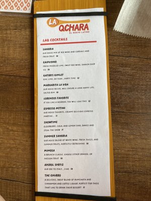 Menu photo 4 La Qchara Beverly, MA