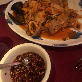 Caffe Abbracci - Seafood Linguine - Italian Near Me - Coral Gables, Florida