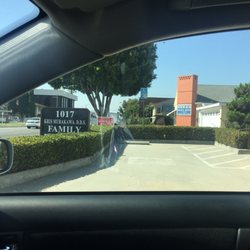 Kris Murakawa, DDS - The one and only handicapped parking space in the front of the dental office. And a side view of South Garfield Avenue.