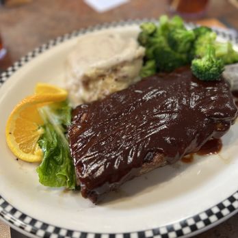 Black Bear Diner El Paso - BBQ Ribs (1800 cals.) - Diners Near Me - El Paso, Texas