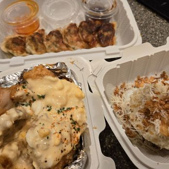Gyoza Studio Kubota - 6 piece, chicken nanban, potato salad ($40) - Japanese Near Me - Honolulu, Hawaii Gyoza Studio Kubota - 6 piece, chicken nanban, potato salad ($40) - Japanese Near Me - Honolulu, Hawaii