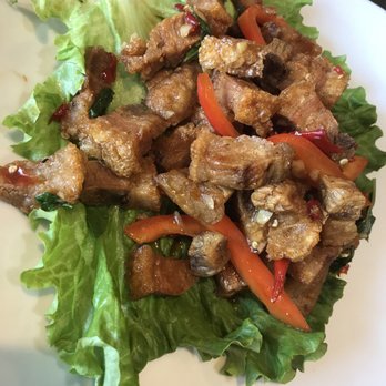 Thai Ghang Waan - Crispy Pork Belly Ka Prow - Thai Near Me - Springfield, Virginia Thai Ghang Waan - Crispy Pork Belly Ka Prow - Thai Near Me - Springfield, Virginia
