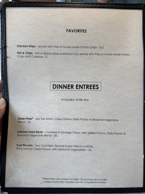 Menu photo 4 Browns Point Diner Tacoma, WA