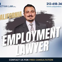 Setyan Law, APC - Discriminated Against? Harassed? Wrongfully Terminated? Retaliated Against? Let's get what you deserve.
