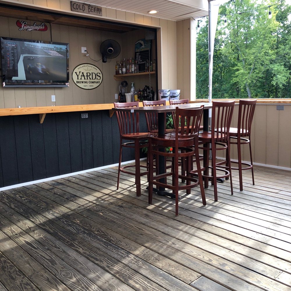 Outdoor bar area Outdoor bar area