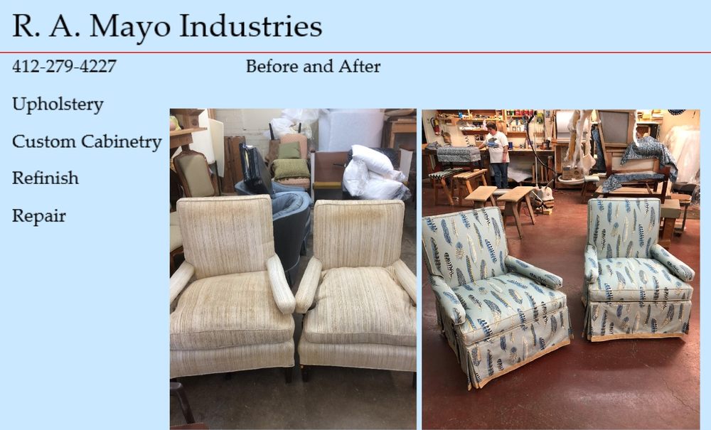 R A Mayo Industries - upholstery in Carnegie, PA