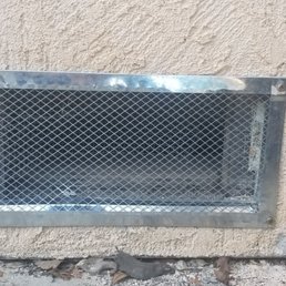 New foundation vent. No more skunks entering