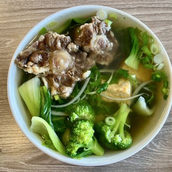 KJB Pho and Eggrolls - 18. Pho Ox Tail Beef (Pho Duoi Bo) - Vietnamese Near Me - Costa Mesa, California KJB Pho and Eggrolls - 18. Pho Ox Tail Beef (Pho Duoi Bo) - Vietnamese Near Me - Costa Mesa, California