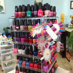 Diamond Nails & Spa - Their many beautiful shades to choose from