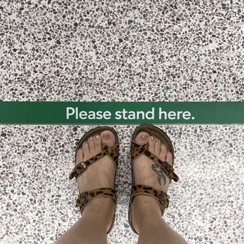 Publix - Floors markers at the checkout lines. - Grocery Near Me - Saraland, Alabama