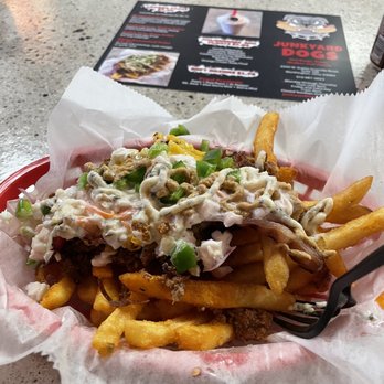 Junkyard Dogs - Junkyard fries - Hot Dogs Near Me - Worthington, Ohio Junkyard Dogs - Junkyard fries - Hot Dogs Near Me - Worthington, Ohio