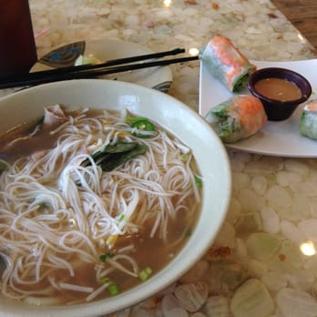 Pho Binh 59 South - P9 (Pho Tai, Bo Vien) with Shrimp Spring Roll - Vietnamese Near Me - Houston, Texas Pho Binh 59 South - P9 (Pho Tai, Bo Vien) with Shrimp Spring Roll - Vietnamese Near Me - Houston, Texas