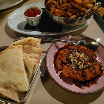 Shay - Fries and mouhammara - Lebanese Near Me - Montreal, Quebec